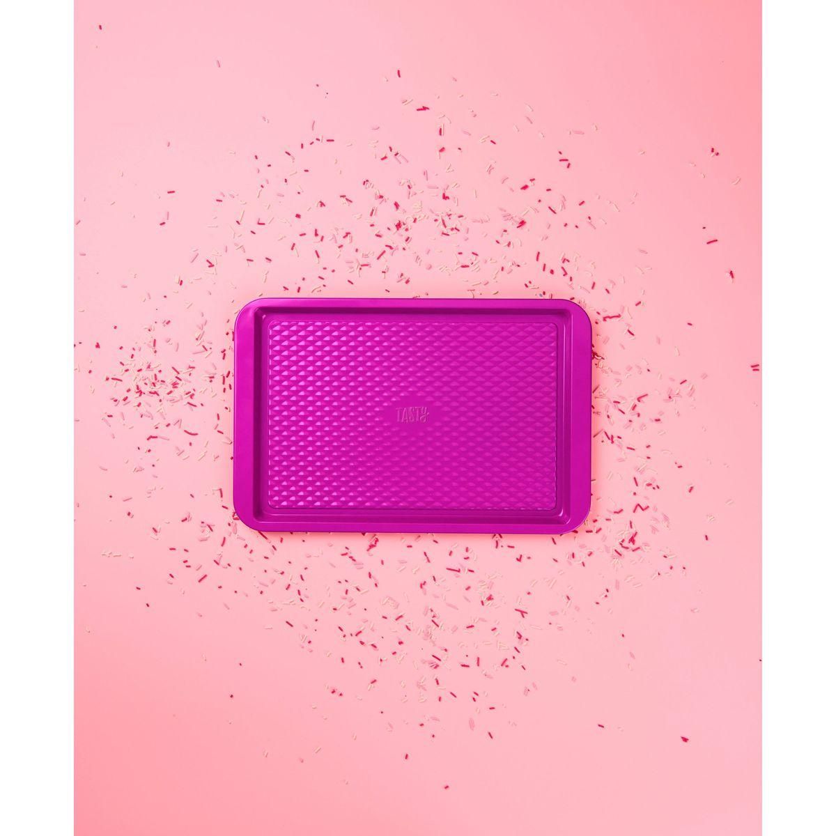 TASTY Ensemble de 4 moules fuchsia de 23 à 38 cm Tasty Pâtisserie