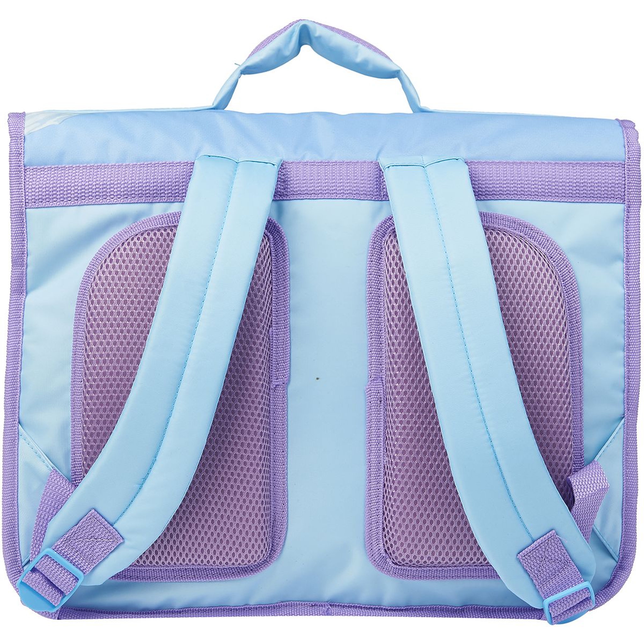 Voir la diapositive 7 : DISNEY Cartable 38 cm CP/CE1/CE2 bleu et rose Reine des Neiges