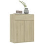 Voir la diapositive 4 : VIDAXL Buffet Chene sonoma 60x30x75 cm Bois d'ingenierie