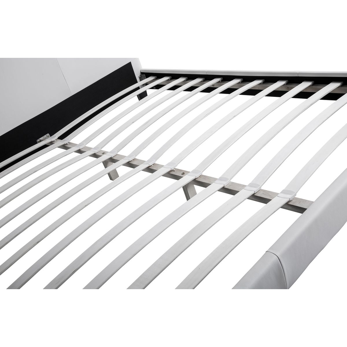 Lit avec tête de lit et sommier à lattes 160x200 cm MARTIN