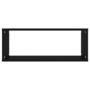 Voir la diapositive 5 : VIDAXL Etageres murales cube 2 pcs Noir 60x15x23 cm Bois d'ingenierie