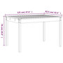 Voir la diapositive 6 : VIDAXL Ensemble a manger de jardin 5pcs bois massif Douglas
