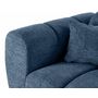 Voir la diapositive 5 : LISA DESIGN Curtis - canapé d'angle droit 4 places en tissu texturé