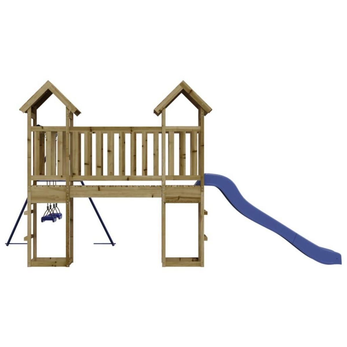 VIDAXL Aire de jeux d'exterieur bois de pin impregne