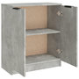 Voir la diapositive 5 : VIDAXL Buffet Gris beton 60x30x70 cm Bois d'ingenierie