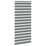 Voir la diapositive 4 : VIDAXL Store zebre gris fonce largeur du tissu 100,9 cm polyester