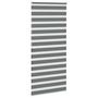 Voir la diapositive 4 : VIDAXL Store zebre gris fonce largeur du tissu 100,9 cm polyester