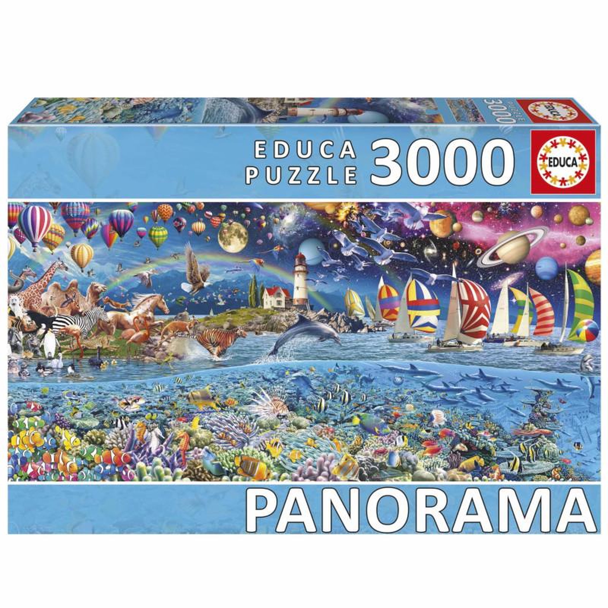 EDUCA Puzzle 3000 pièces Panorama – Vie – Educa – Adulte 14+ ans