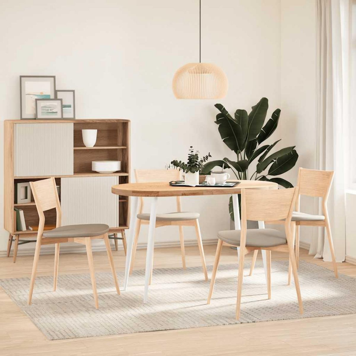 VIDAXL Pieds de table basse forme conique 4 pcs blanc 72-73 cm acier