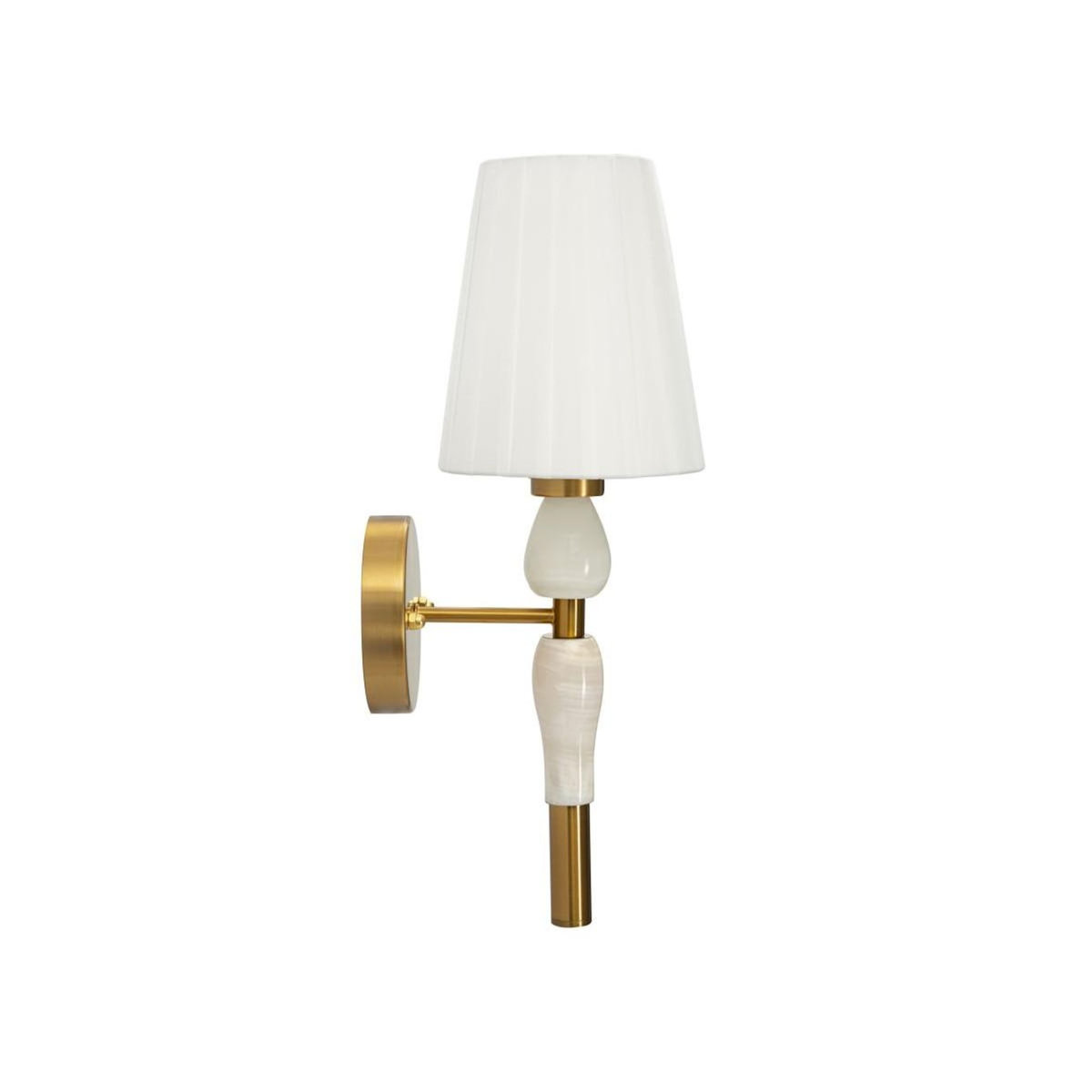 Paris Prix Applique Murale  Budapest  46cm Blanc & Or