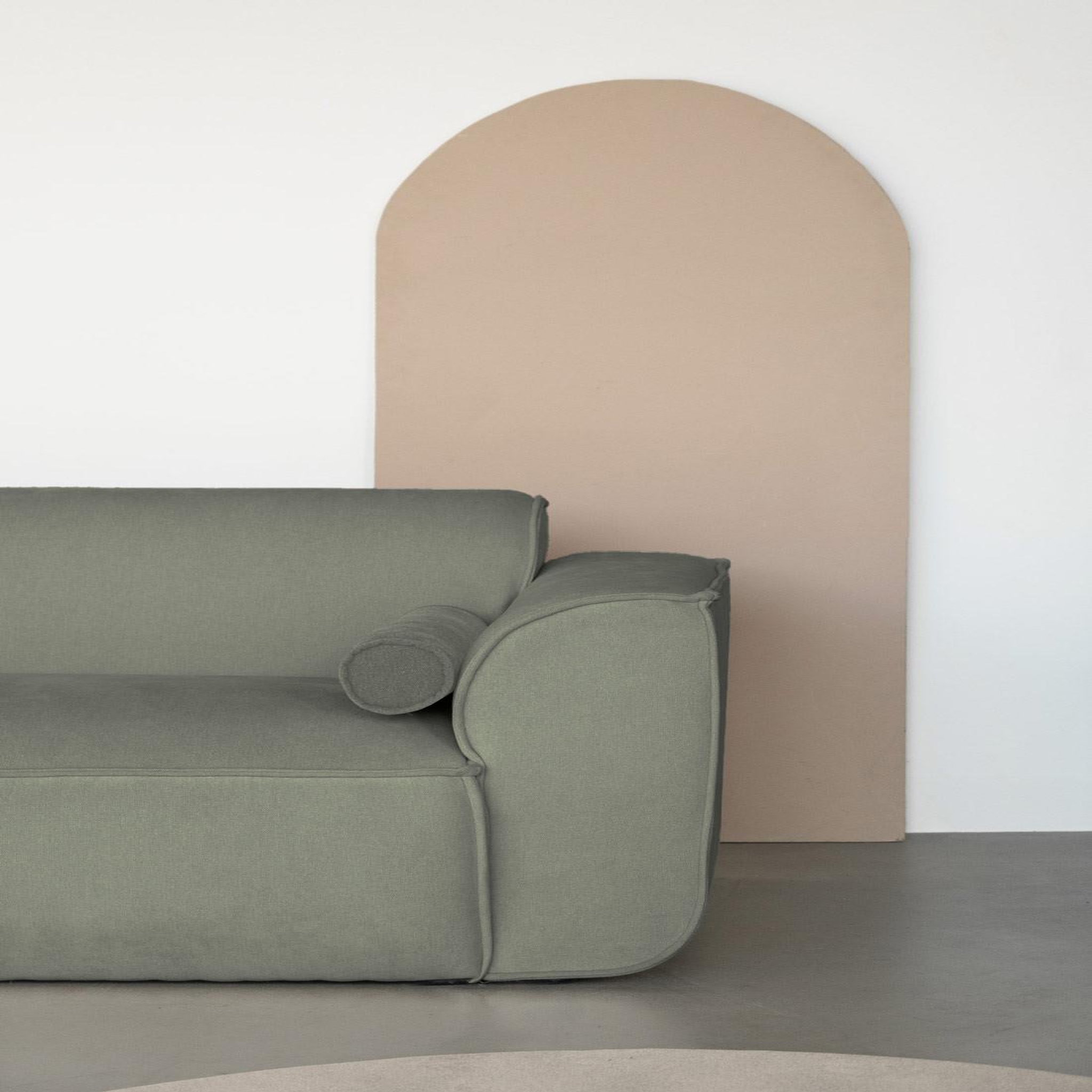 Voir la diapositive 2 : BEST MOBILIER Felix - module d'assise droit en tissu texturé