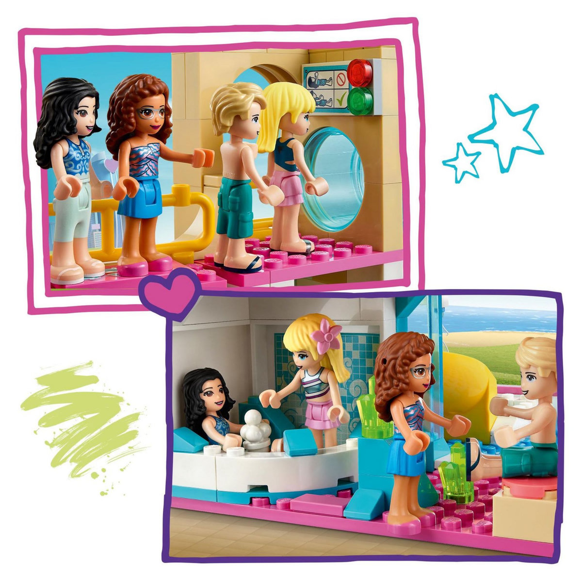 LEGO Friends 41430 - Le parc aquatique Plaisirs d'été