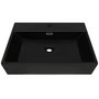 Voir la diapositive 3 : VIDAXL Vasque avec trou de robinet en ceramique Noir 60,5x42,5x14,5 cm
