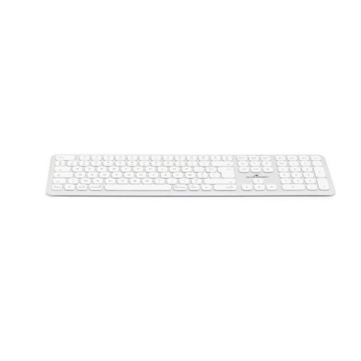 BLUESTORK Clavier sans fil Bluetooth - BLUESTORK - MAC - Full size - Compatible Mac - Blanc