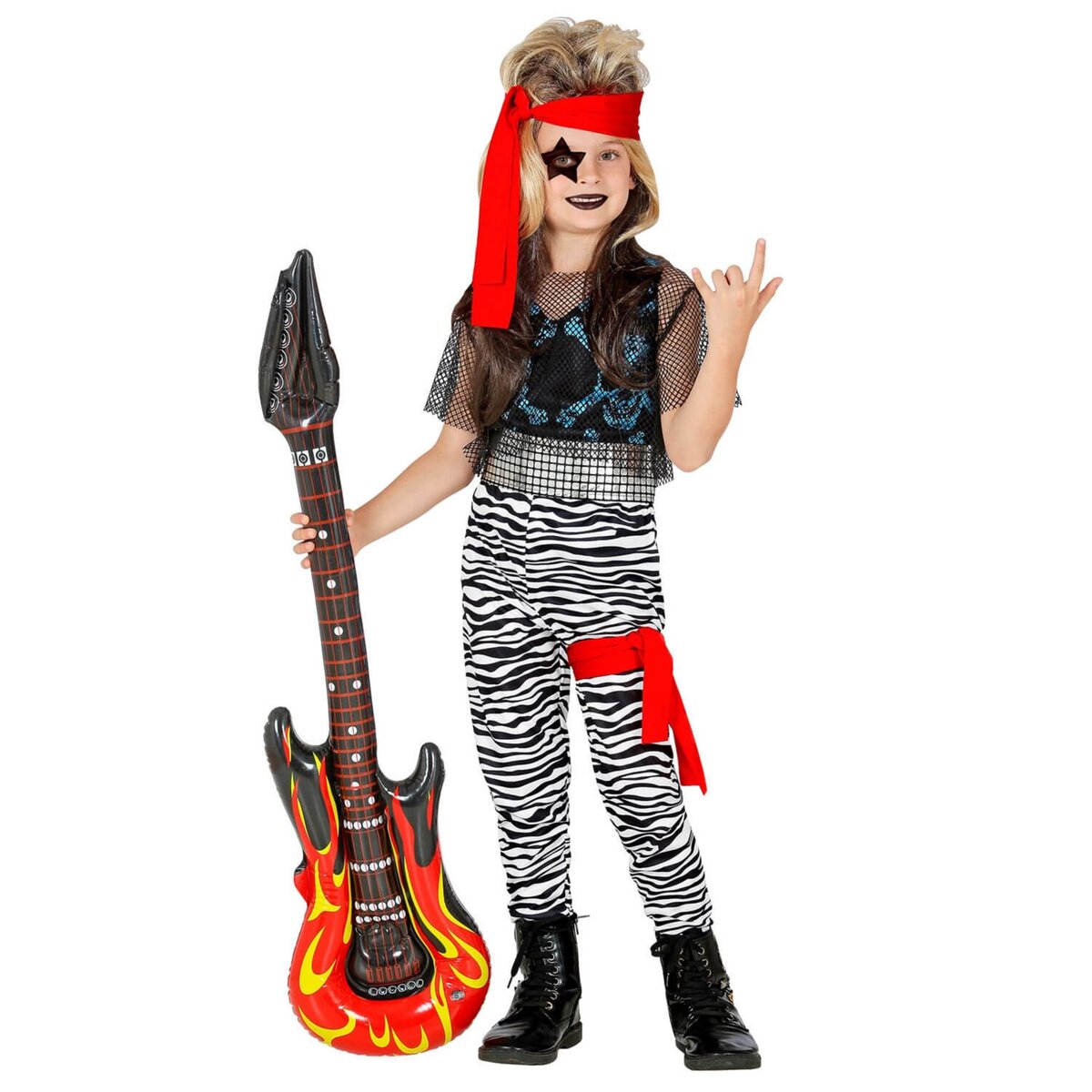 WIDMANN Déguisement star du rock - Enfant - 11/13 ans (145 à 158 cm)