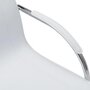 Voir la diapositive 5 : VIDAXL Chaise de bureau cantilever Blanc Similicuir