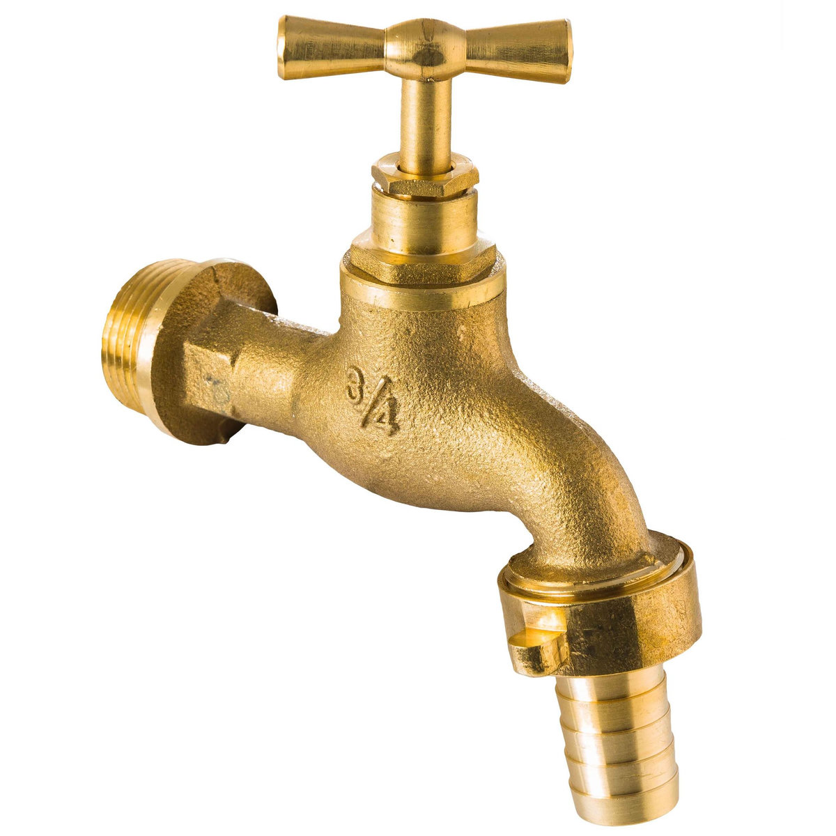 RAIN Robinet traditionnel en laiton 3/4 de pouce