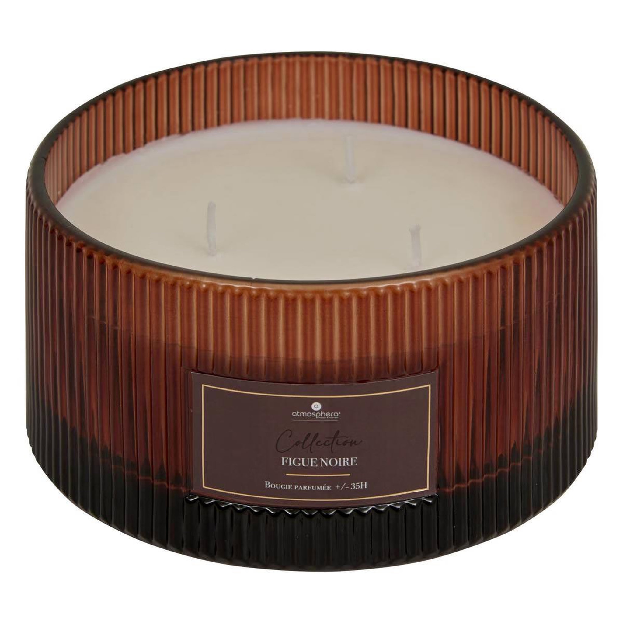 ATMOSPHERA Bougie parfumée en verre  albie  635g figue noire