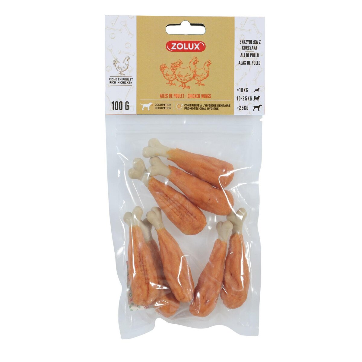 Zolux Friandises  Ailes de Poulet 100g - ZOLUX