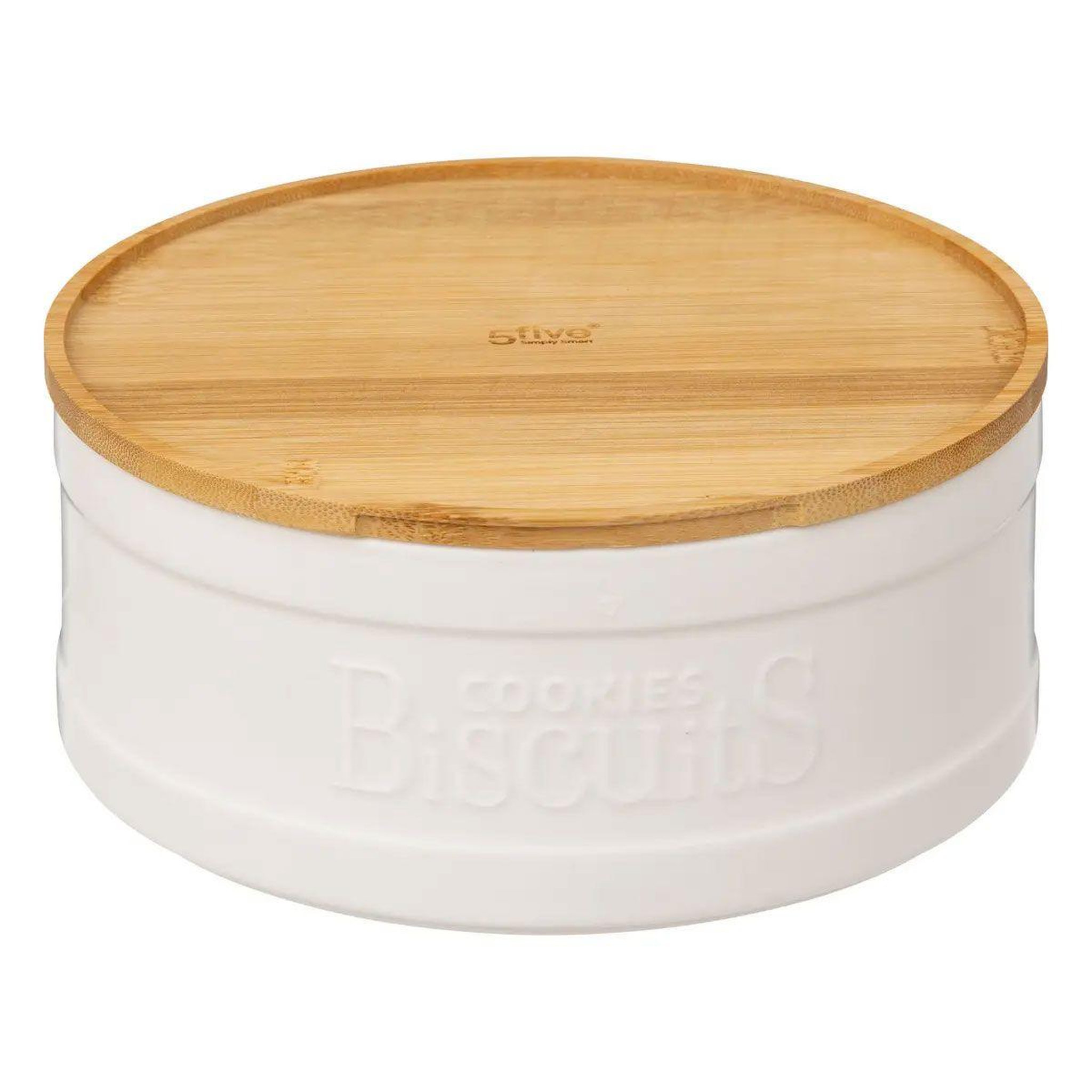 FIVE Boîte à biscuit  natureo  22cm blanc