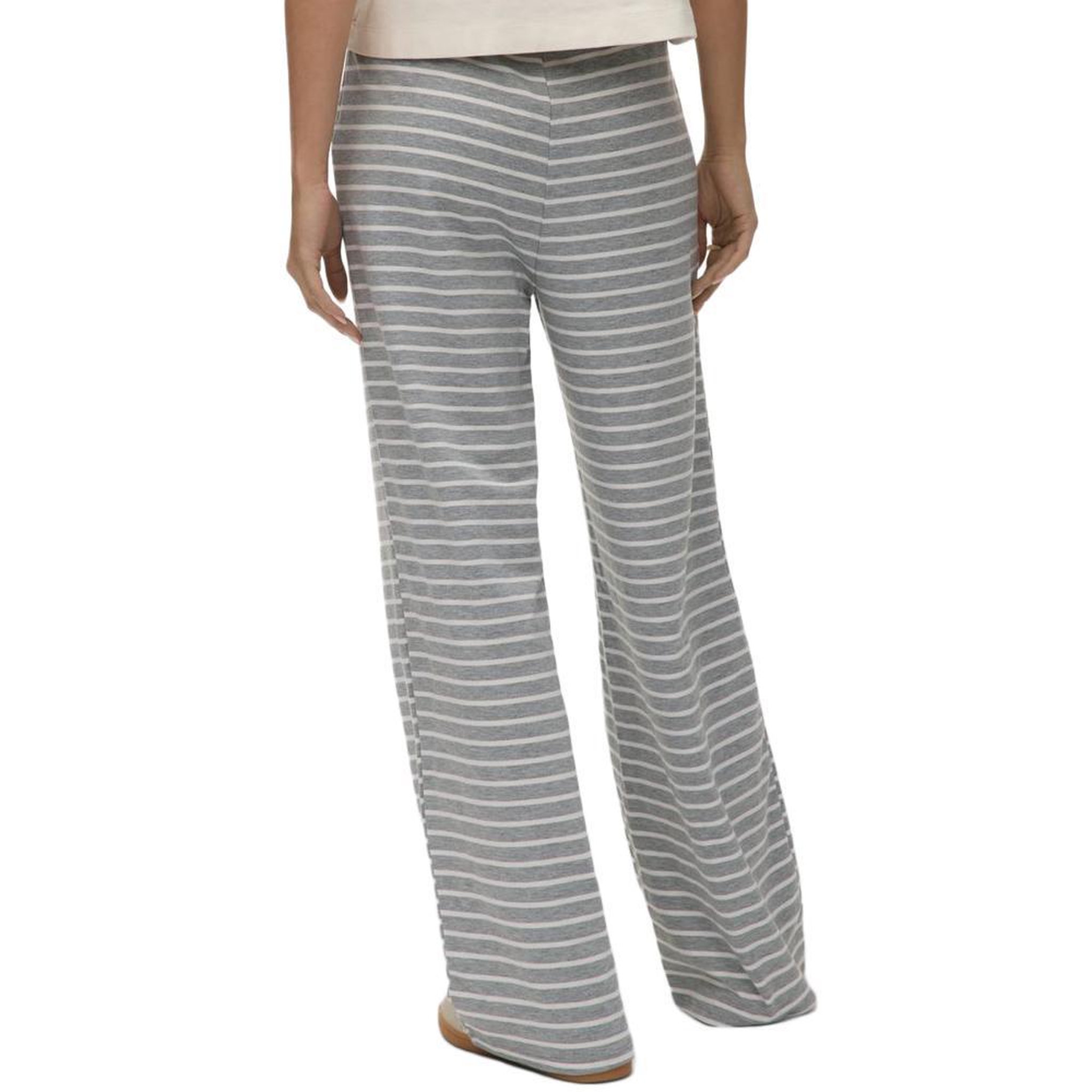 Voir la diapositive 2 : Vero Moda Pantalon Gris à rayures Femme Vero Moda Malma