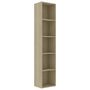 Voir la diapositive 2 : VIDAXL Bibliotheque Chene sonoma 40x30x189 cm Bois d'ingenierie