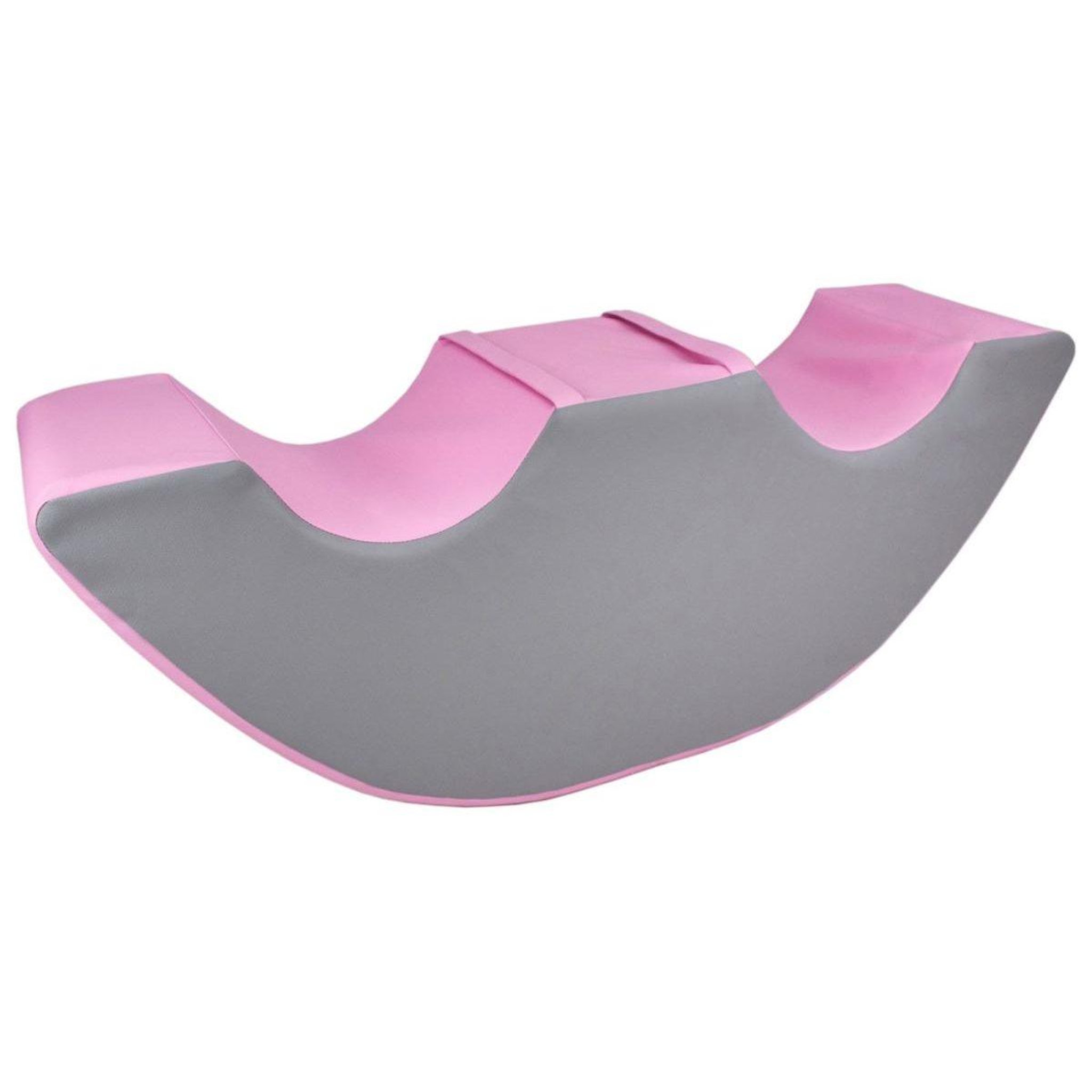 VELINDA Balancelle à bascule Bean Rocker Duo — blanc, rose clair, gris