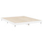 Voir la diapositive 5 : VIDAXL Cadre de lit sans matelas blanc brillant 140x200 cm