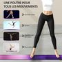 Voir la diapositive 6 : HOMCOM Poutre de gymnastique pliable 236cm fond antidérapant poignée transport violet rose