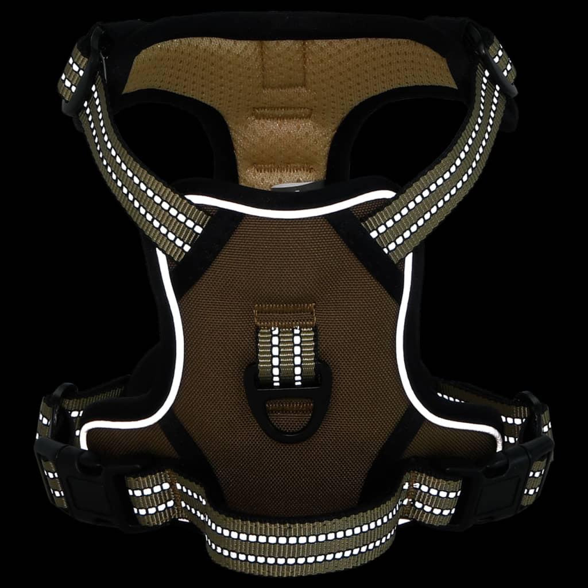 Voir la diapositive 4 : VIDAXL Harnais pour chien avec laisse et collier reglables marron XL