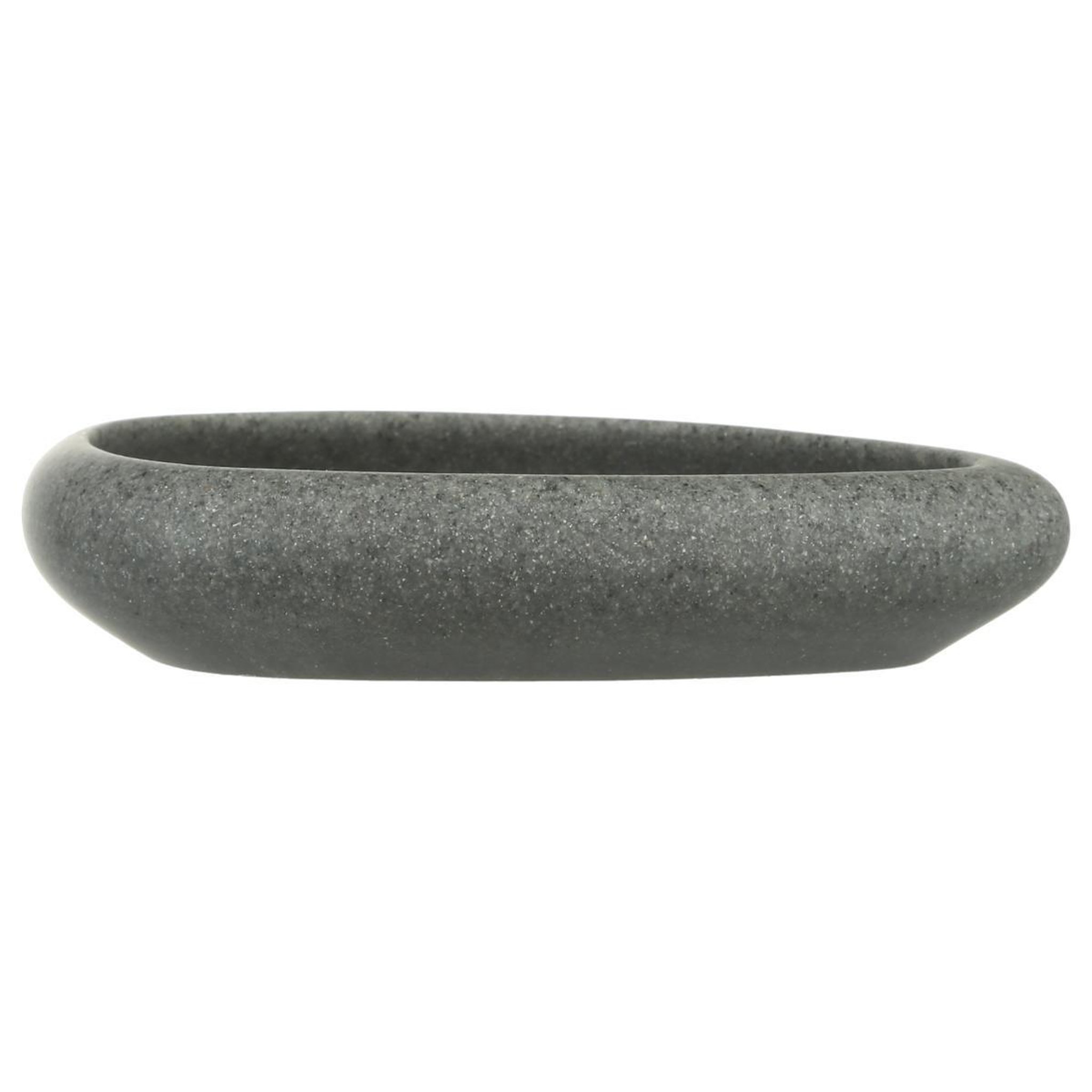 Voir la diapositive 2 : FIVE Porte savon en céramique  stone  13cm gris