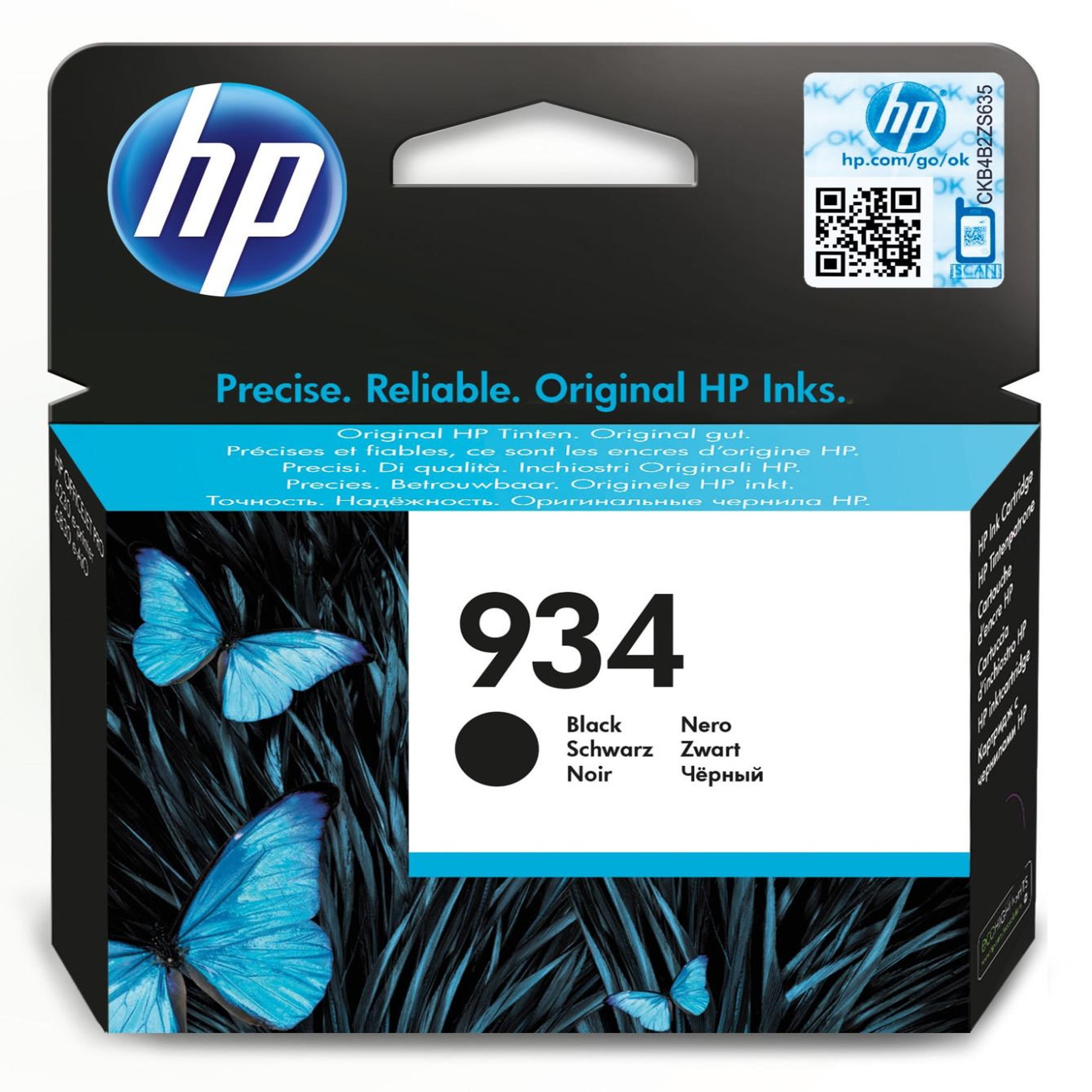 HP Hp 934 cartouche d'encre noire authentique