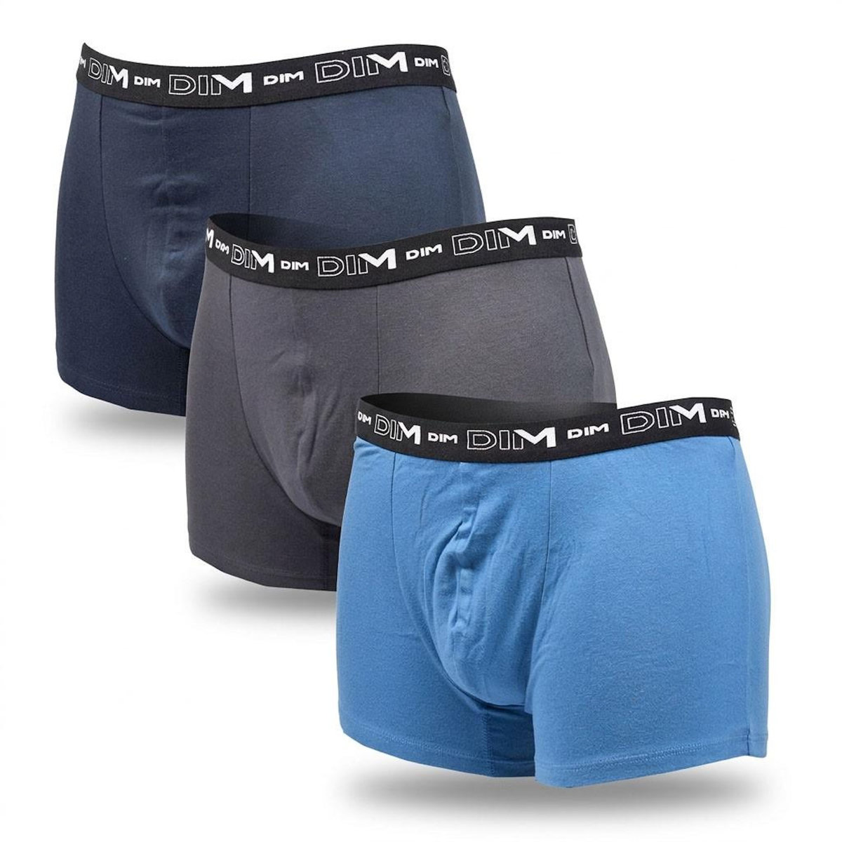DIM Lot de 3 boxers DIM en coton stretch