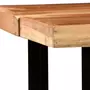 VIDAXL Table de bar Bois massif d'Acacia 150x70x107 cm