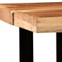 VIDAXL Table de bar Bois massif d'Acacia 150x70x107 cm