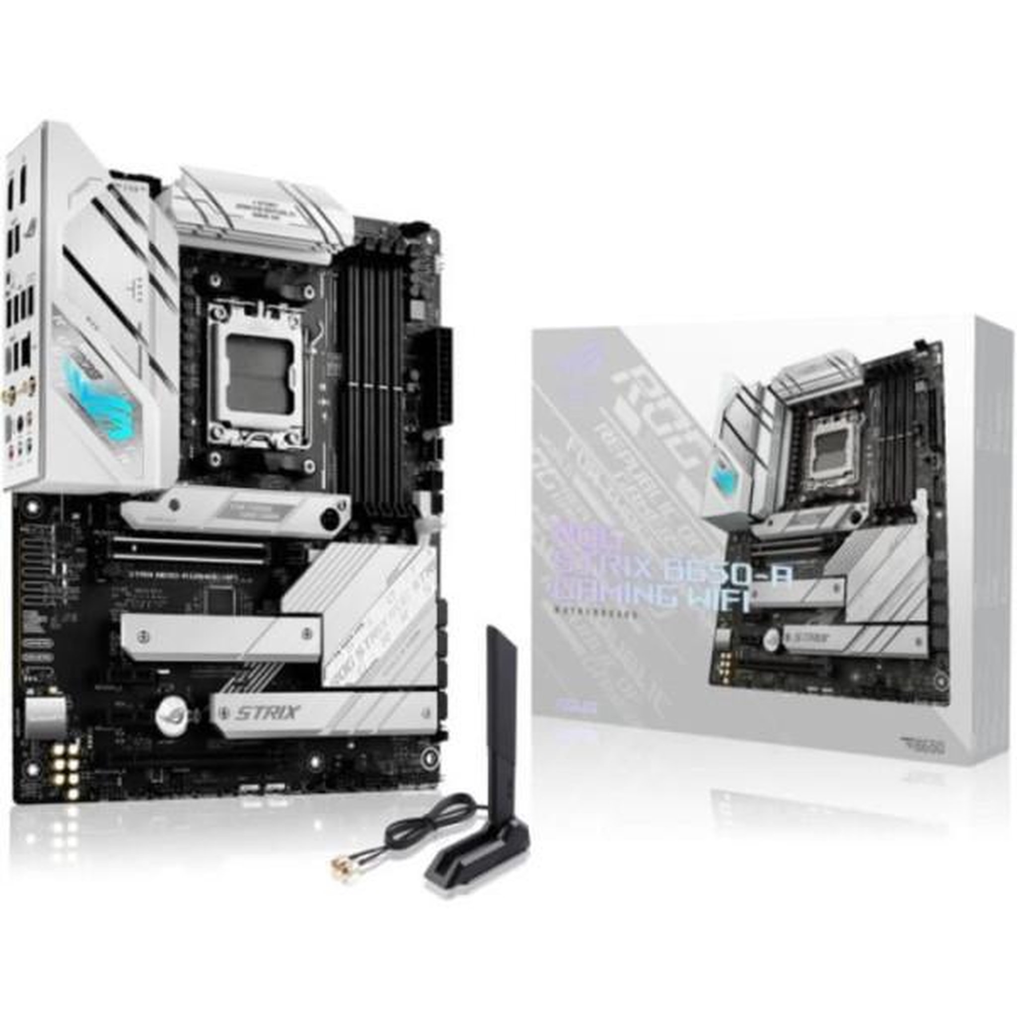 ASUS Carte mere - ASUS - ROG STRIX B650-A GAMING WIFI - AMD B650 - Emplacement AM5 - DDR5 SDRAM