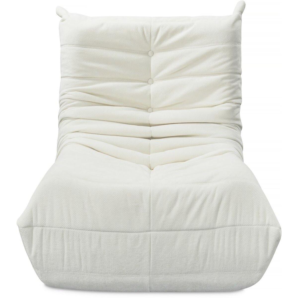 Habitat et Jardin Lot de 2 chauffeuses pour canapé modulables en tissu texturé  Velasca  - Crème