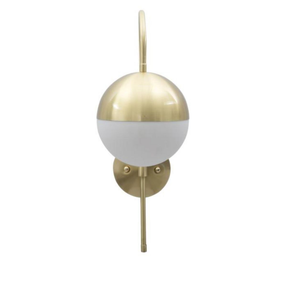 Paris Prix Applique Murale Sphère  Glamy Street  51cm Blanc & Or