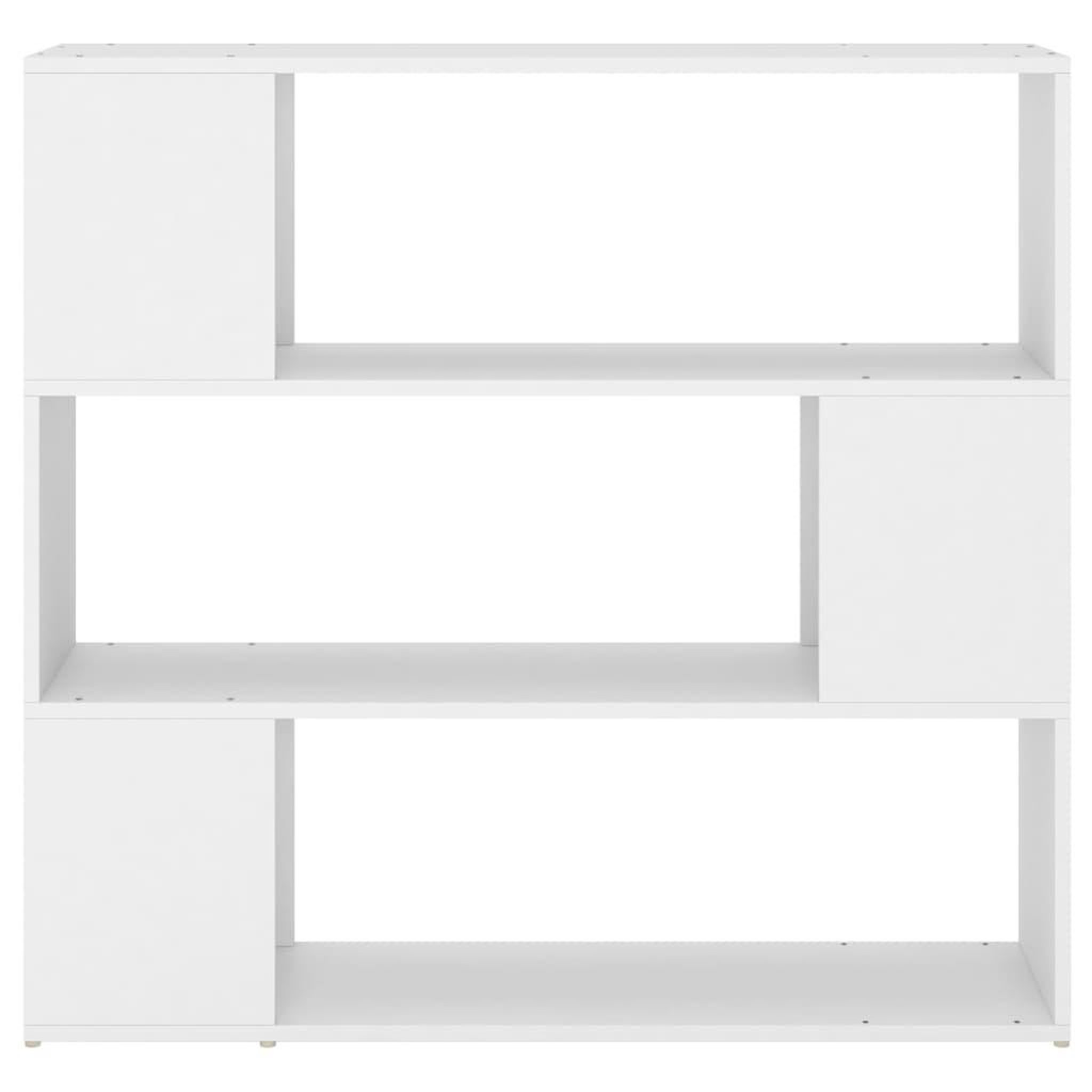 Voir la diapositive 5 : VIDAXL Bibliotheque/Separateur de piece Blanc 100x24x94 cm