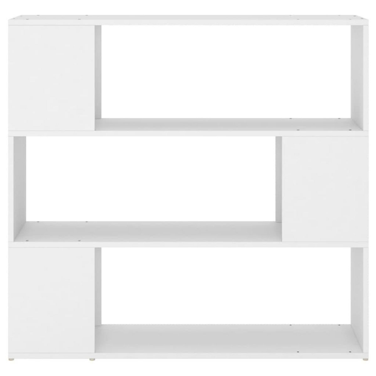 VIDAXL Bibliotheque/Separateur de piece Blanc 100x24x94 cm