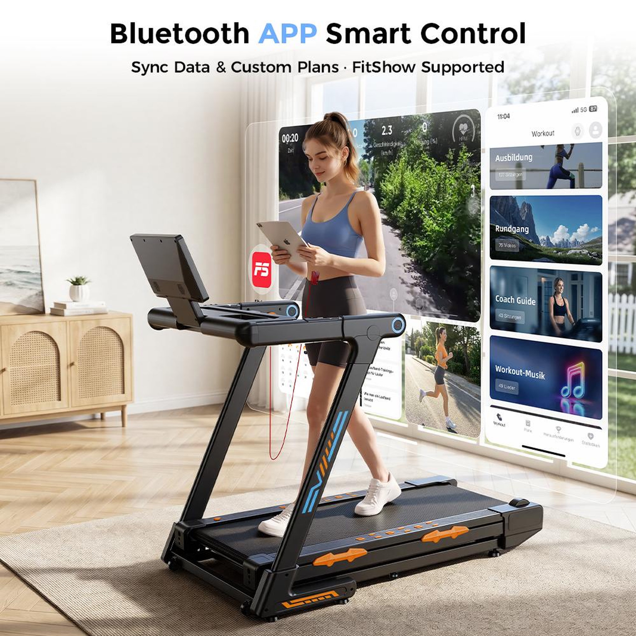 Voir la diapositive 6 : FORMILL Formill ft71 tapis de course inclinable, 1–16 km/h, inclinaison 24 %
