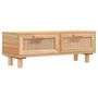 Voir la diapositive 2 : VIDAXL Table basse Marron 80x40x30 cm Bois d'ingenierie et pin massif