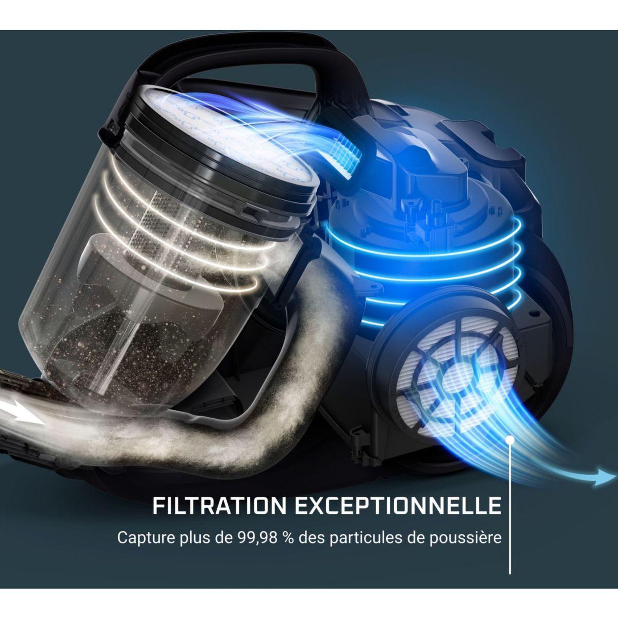Voir la diapositive 5 : ROWENTA Aspirateur sans sac Swift Power Cyclonic RO2985EA
