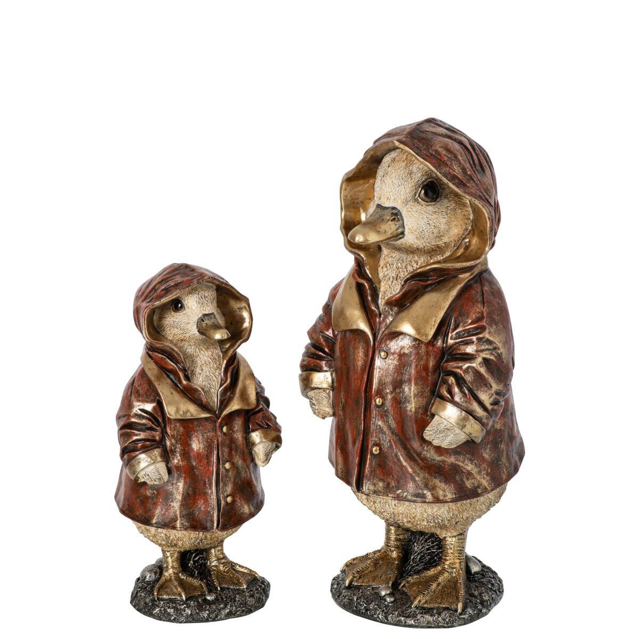 Voir la diapositive 4 : J-LINE Statuette déco canard  loïc  31cm cuivre