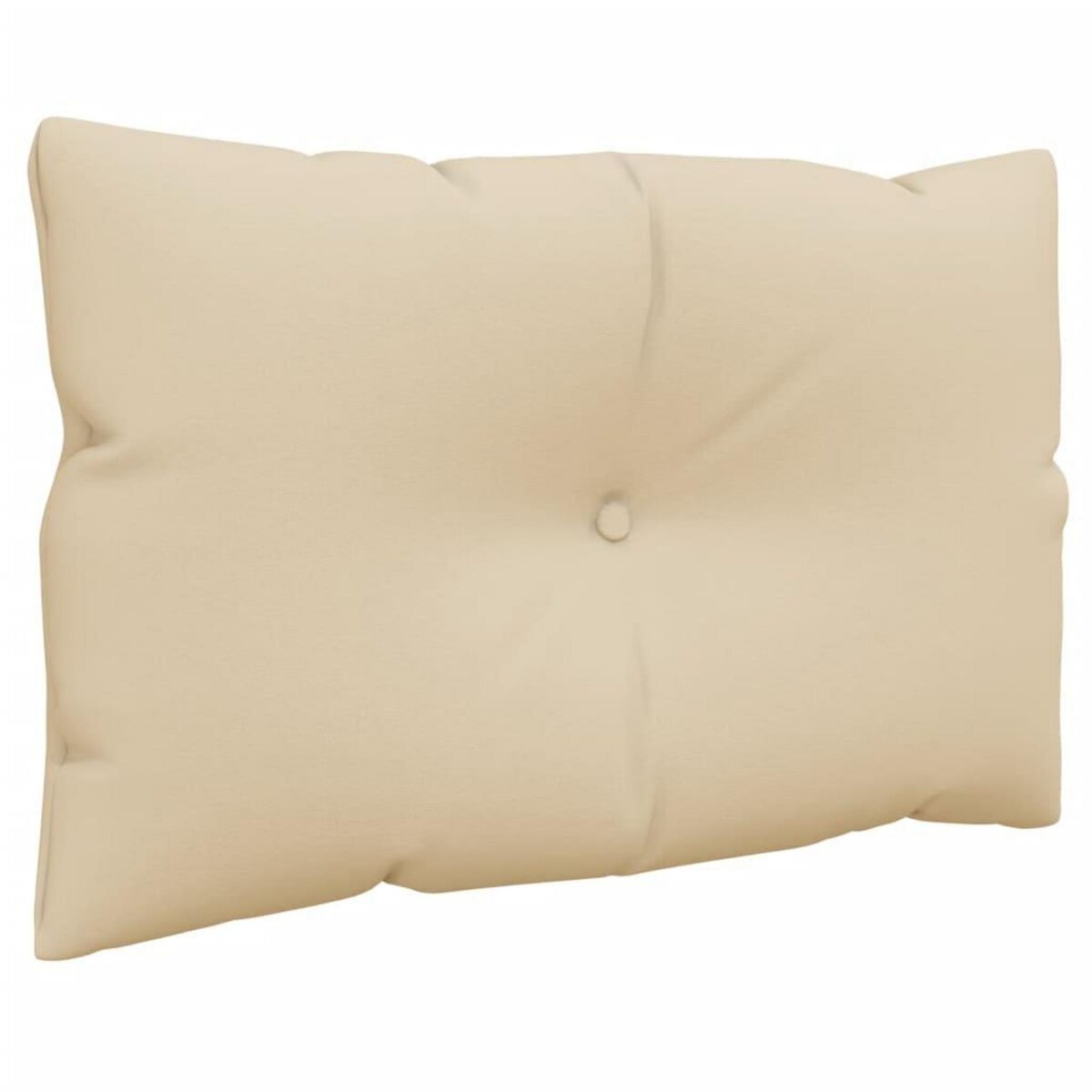 VIDAXL Coussins de palette lot de 2 beige tissu