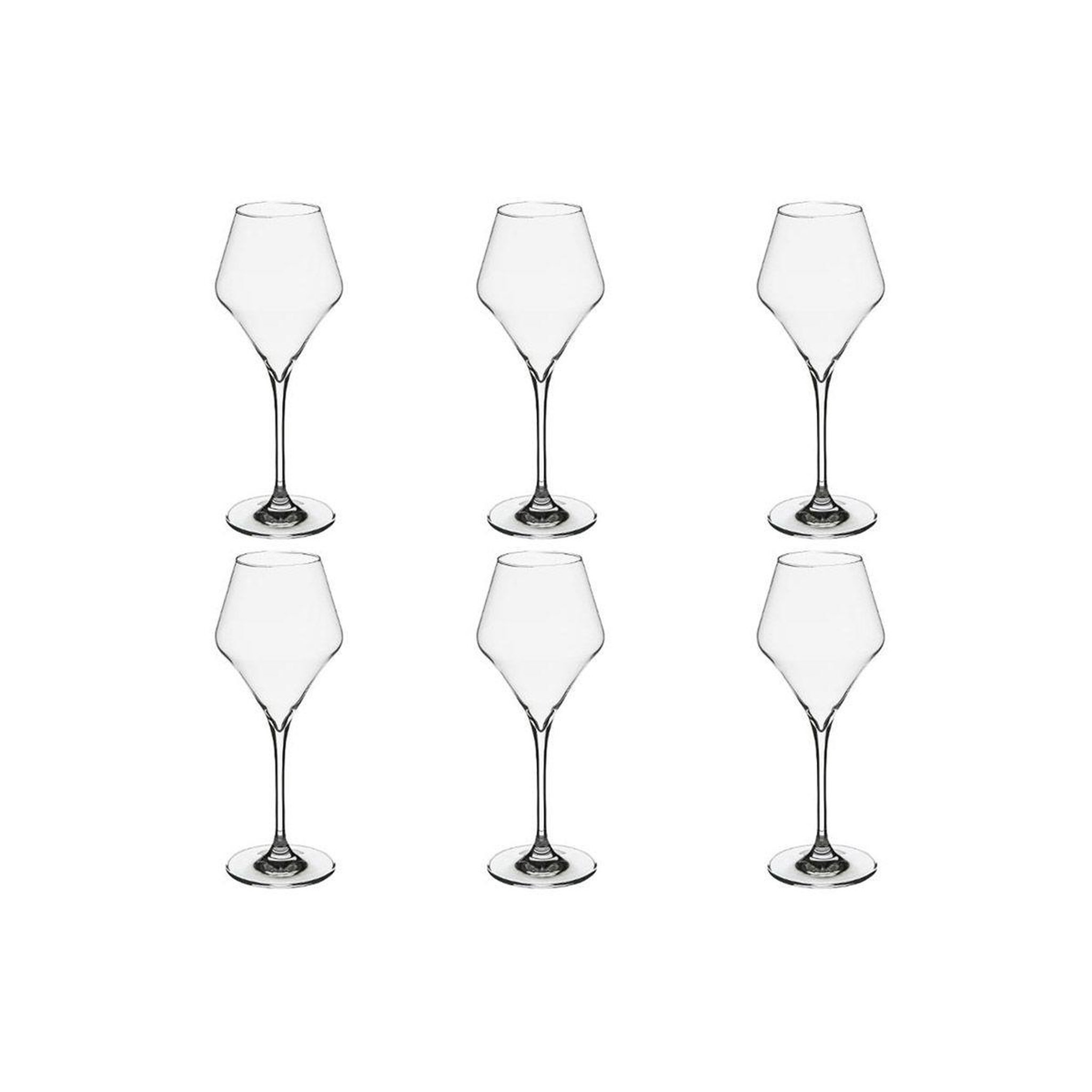 SECRET DE GOURMET Lot de 6 verres à vin  clarillo  27cl transparent