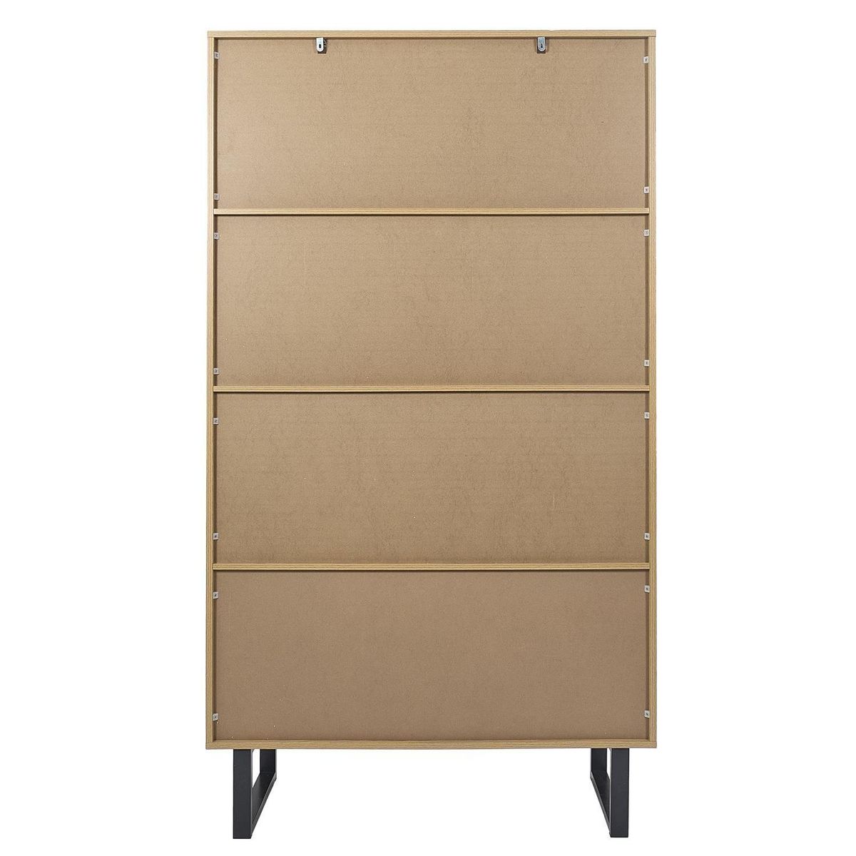 The Home Deco Factory Bibliothèque 2 portes en bois CALYPSO - Marron