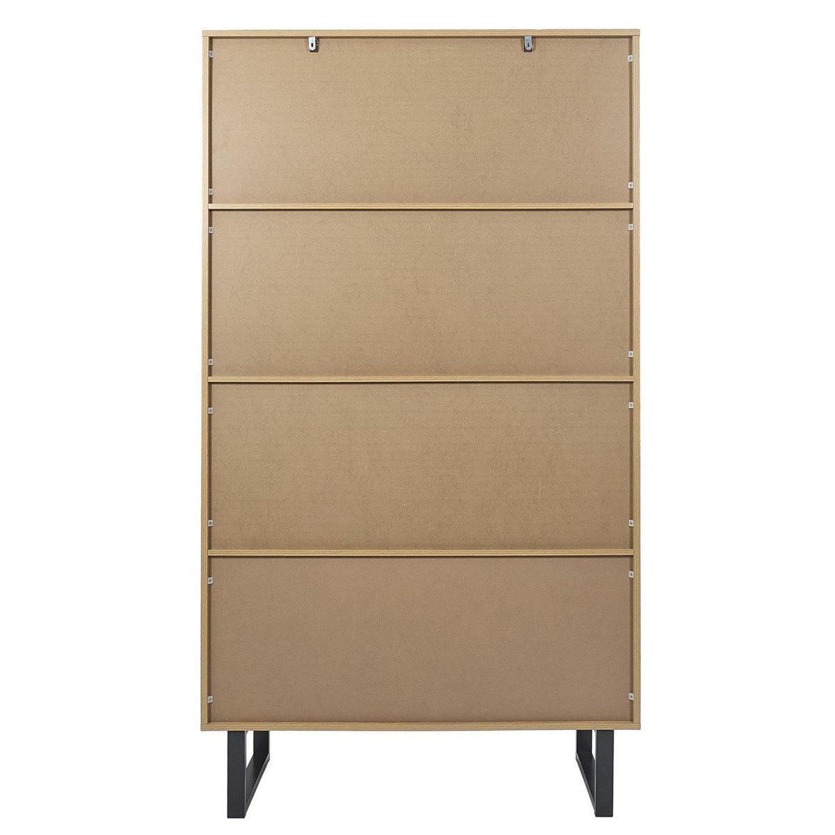 The Home Deco Factory Bibliothèque 2 portes en bois CALYPSO - Marron