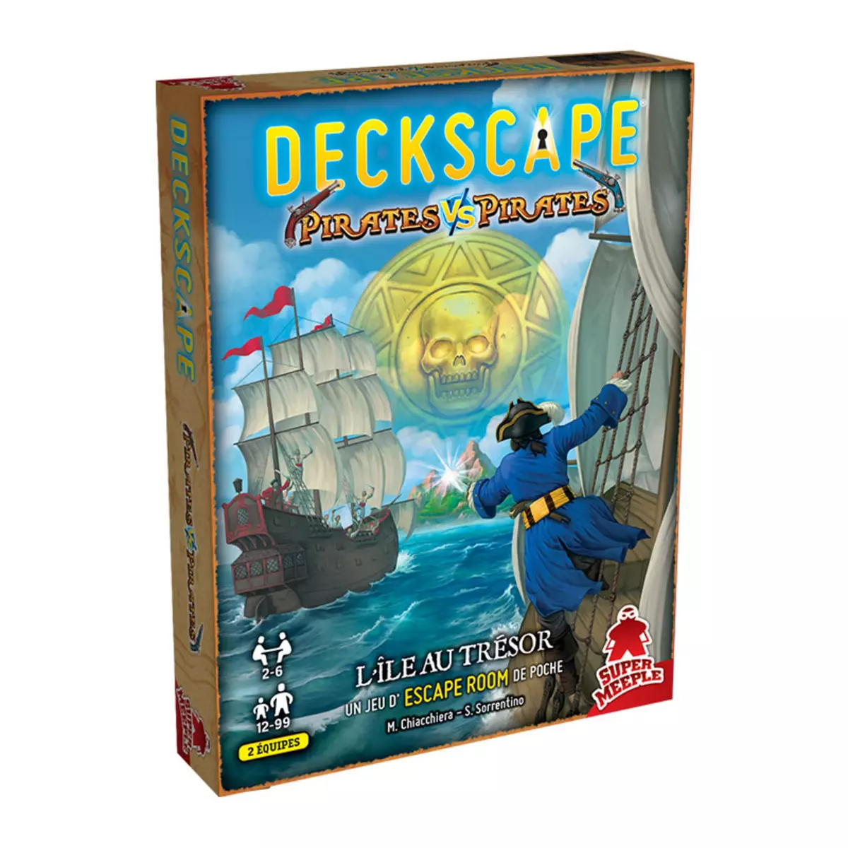 Super Meeple Jeu Pirates vs Pirates : L'île des pirates - Deckscape