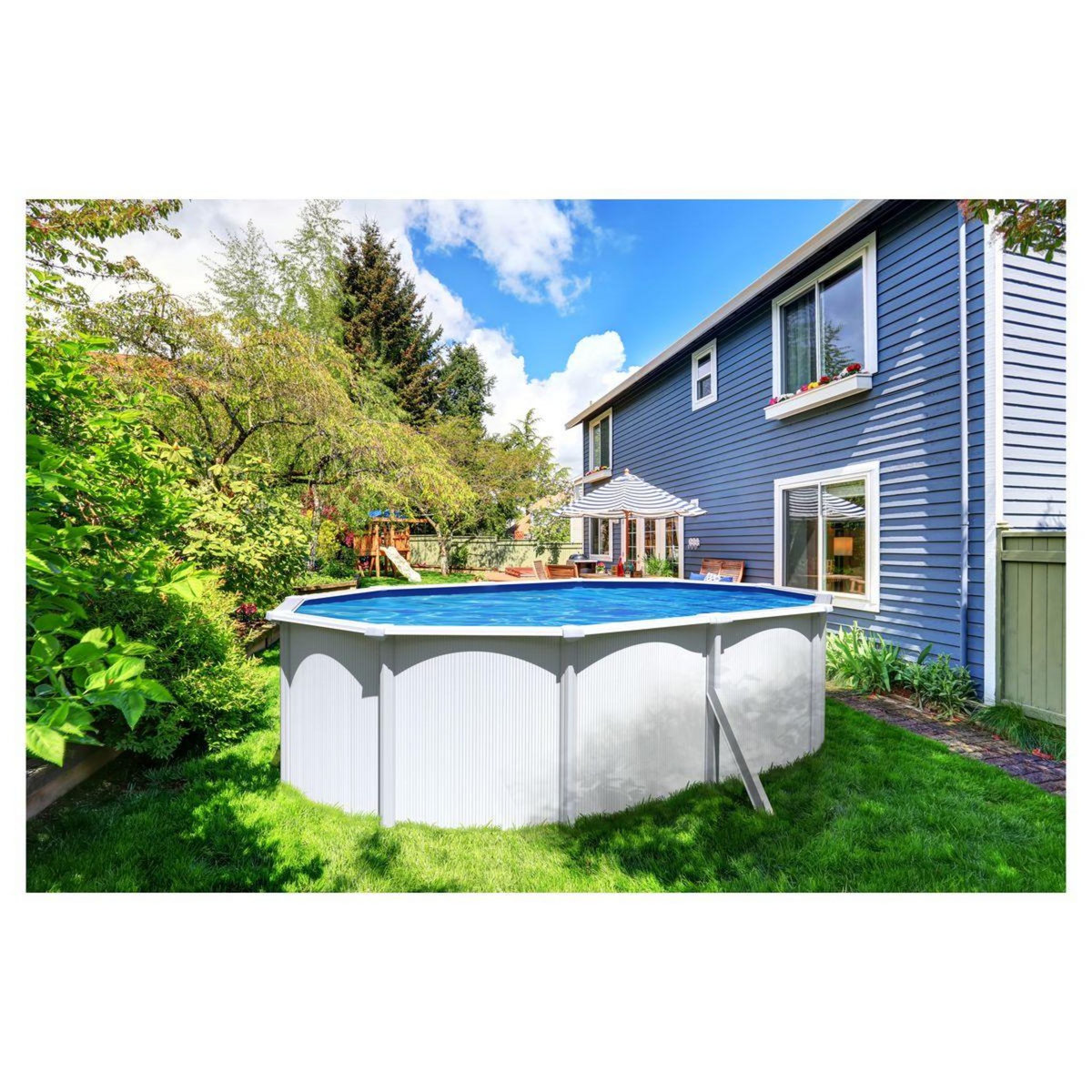 trigano Piscine Ovale Acier Saphir - 5,15 x 3,90 m